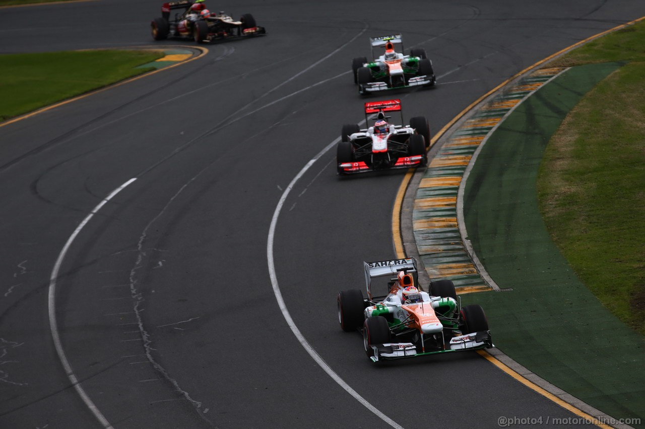 GP AUSTRALIA, 17.03.2013- Gara, Adrian Sutil (GER), Sahara Force India F1 Team VJM06 