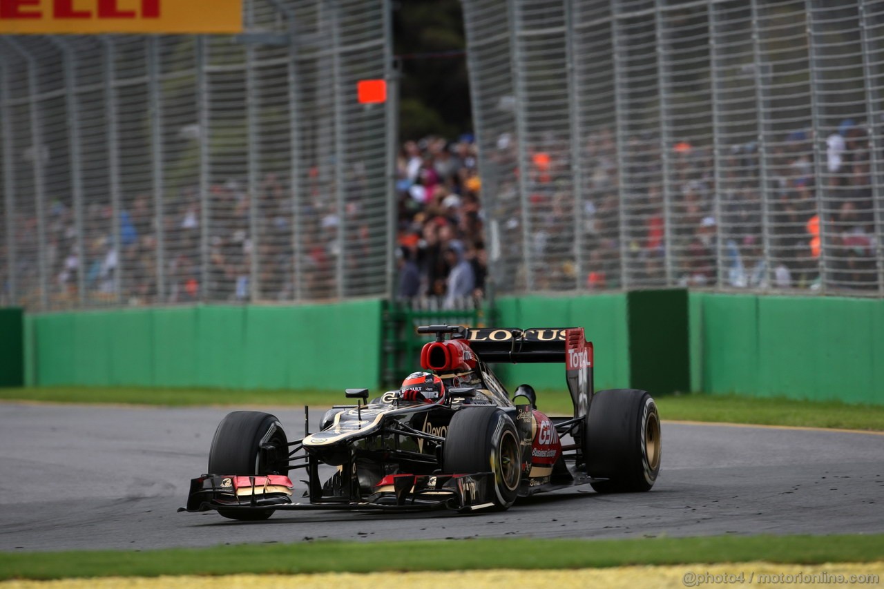 GP AUSTRALIA, 17.03.2013- Gara, Kimi Raikkonen (FIN) Lotus F1 Team E21 