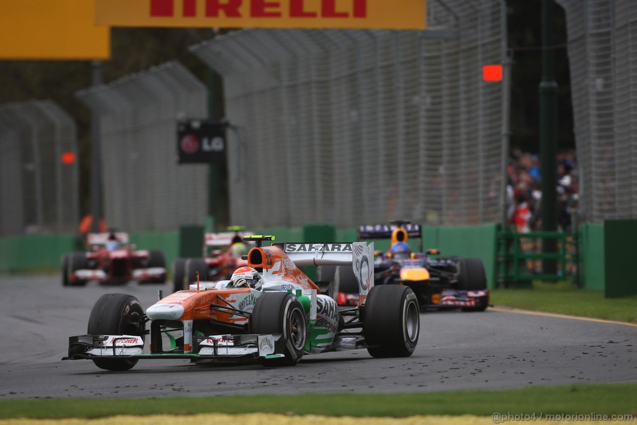 GP AUSTRALIA, 17.03.2013- Gara, Adrian Sutil (GER), Sahara Force India F1 Team VJM06 