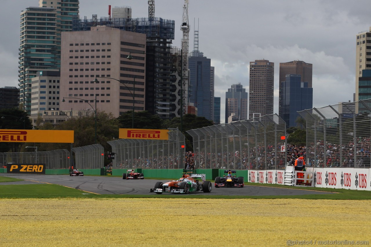 GP AUSTRALIA, 17.03.2013- Gara, Adrian Sutil (GER), Sahara Force India F1 Team VJM06 