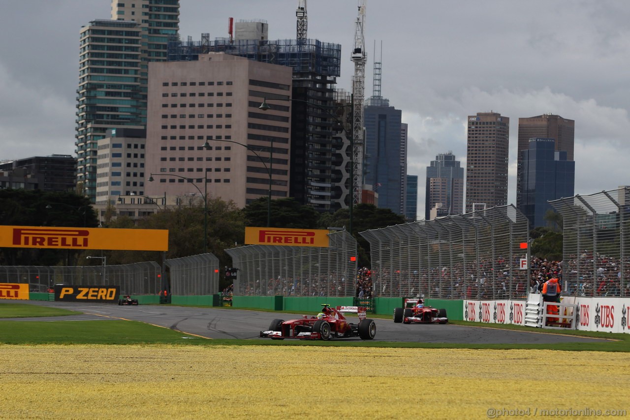 GP AUSTRALIA, 17.03.2013- Gara, Felipe Massa (BRA) Ferrari F138 