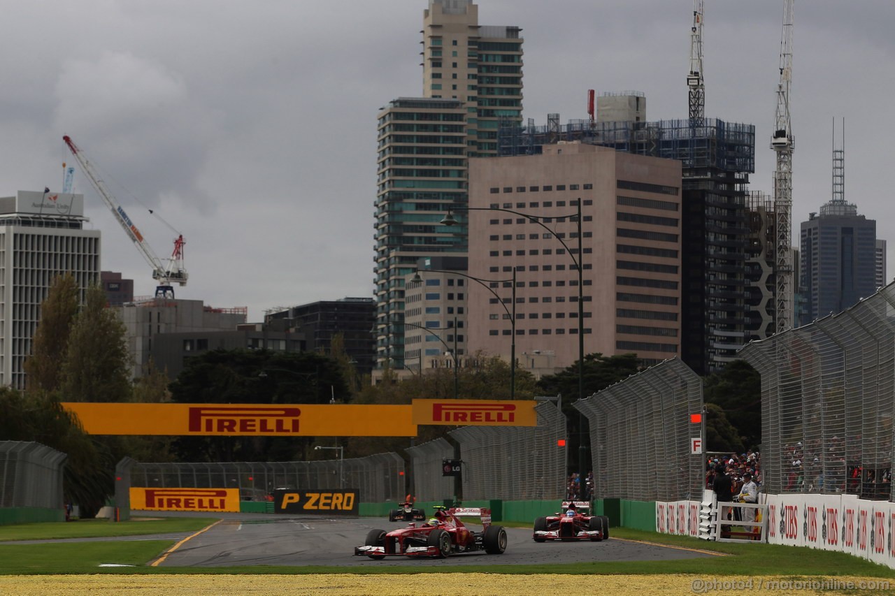 GP AUSTRALIA, 17.03.2013- Gara, Felipe Massa (BRA) Ferrari F138 