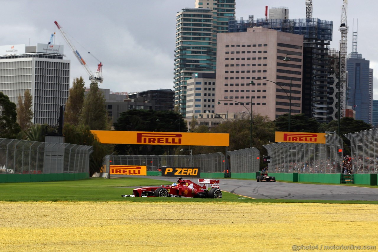 GP AUSTRALIA, 17.03.2013- Gara, Fernando Alonso (ESP) Ferrari F138 