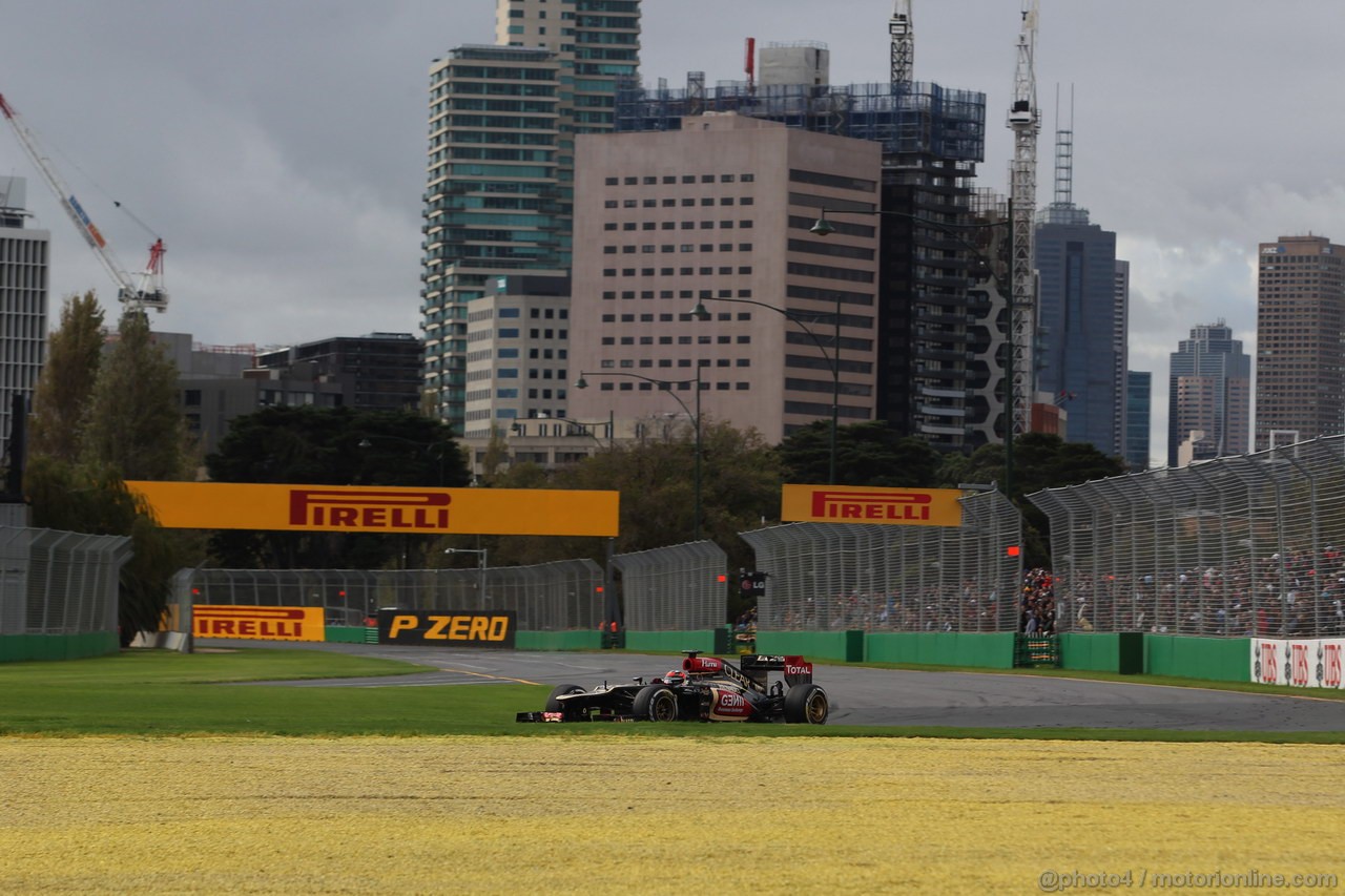 GP AUSTRALIA, 17.03.2013- Gara, Kimi Raikkonen (FIN) Lotus F1 Team E21 