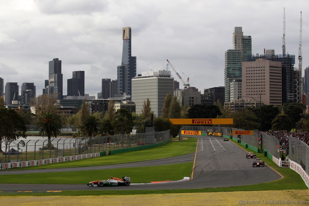 GP AUSTRALIA, 17.03.2013- Gara, Adrian Sutil (GER), Sahara Force India F1 Team VJM06 