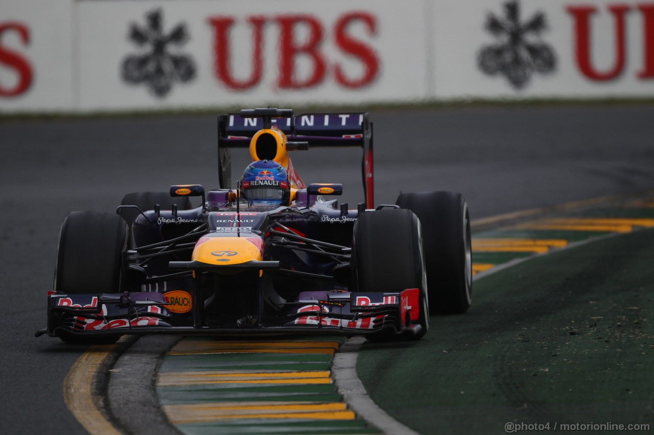 GP AUSTRALIA, 17.03.2013- Gara, Sebastian Vettel (GER) Red Bull Racing RB9 