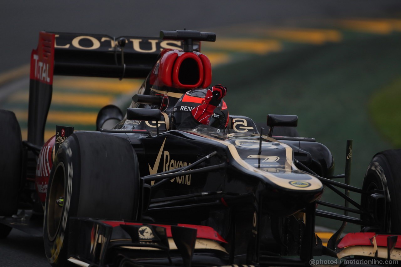 GP AUSTRALIA, 17.03.2013- Gara, Kimi Raikkonen (FIN) Lotus F1 Team E21 vincitore 