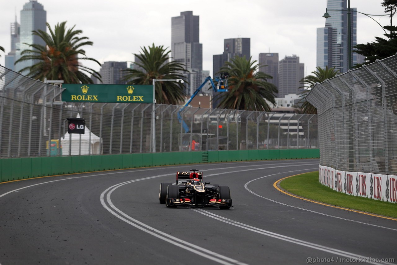 GP AUSTRALIA, 17.03.2013- Gara, Kimi Raikkonen (FIN) Lotus F1 Team E21 