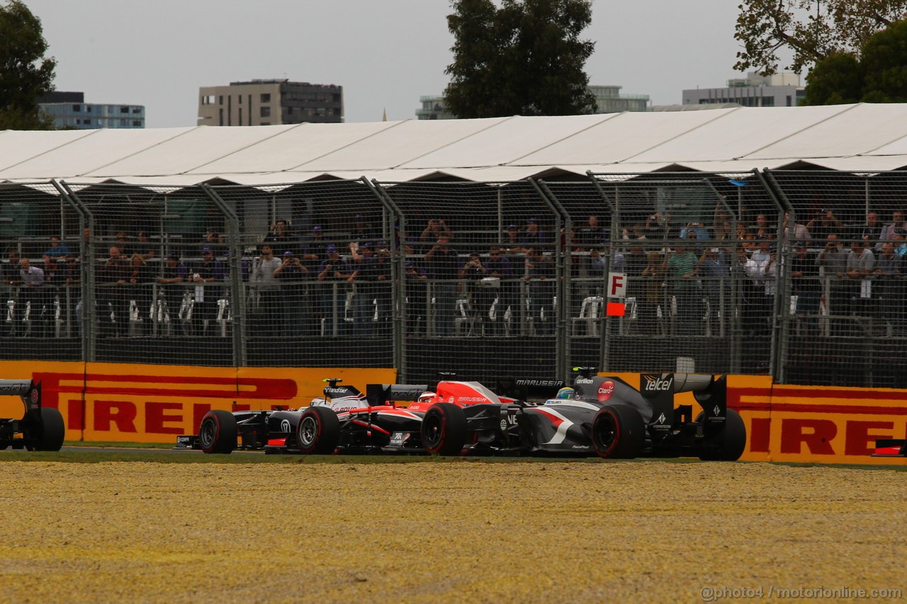 GP AUSTRALIA, 17.03.2013- Gara, Esteban Gutierrez (MEX), Sauber F1 Team C32 