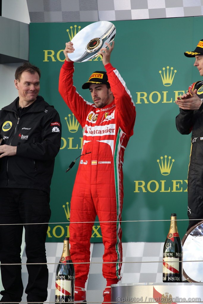 GP AUSTRALIA, 17.03.2013- Gara, 2 Fernando Alonso (ESP) Ferrari F138 