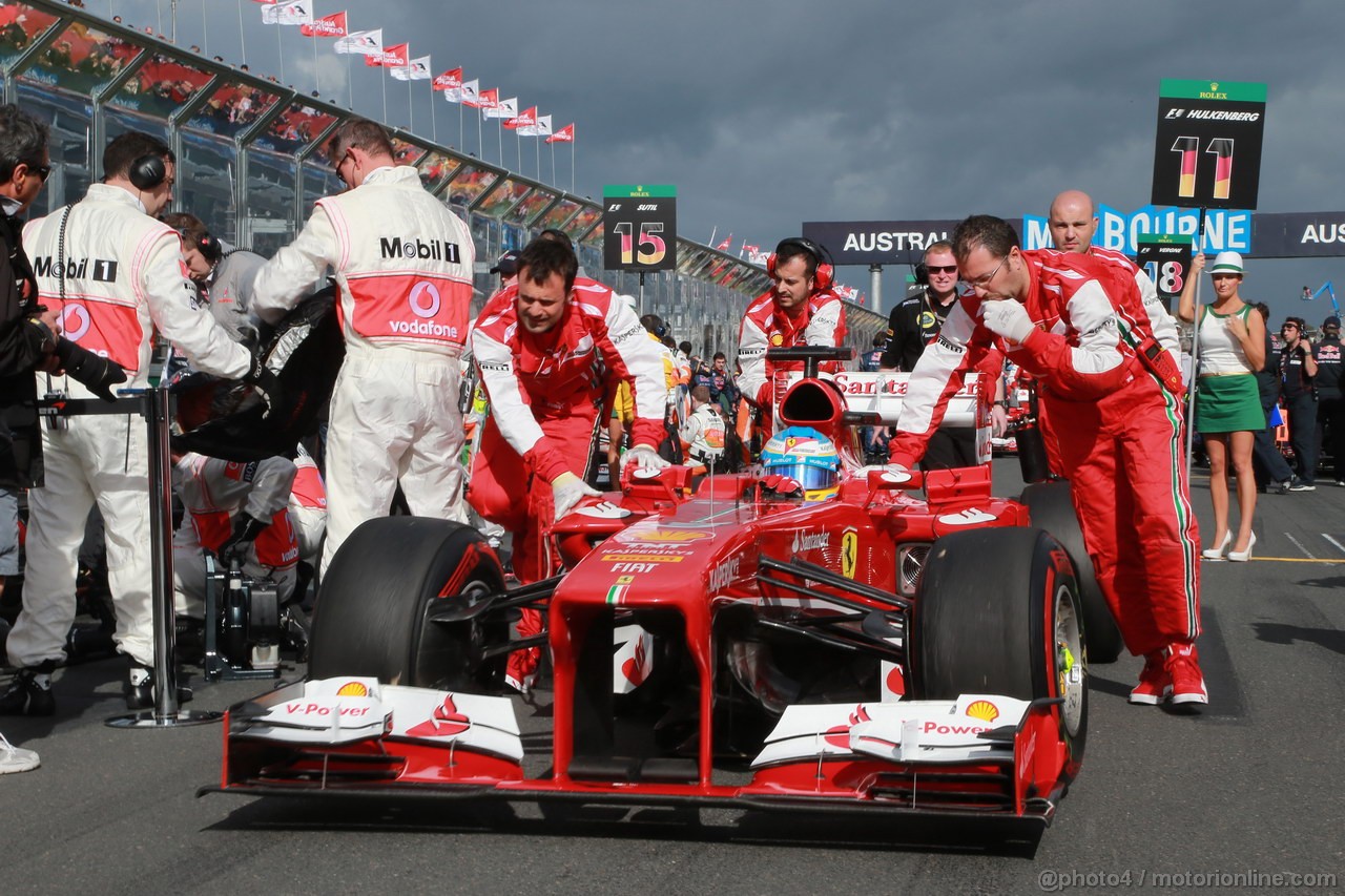 GP AUSTRALIA, 17.03.2013- Gara, Fernando Alonso (ESP) Ferrari F138 