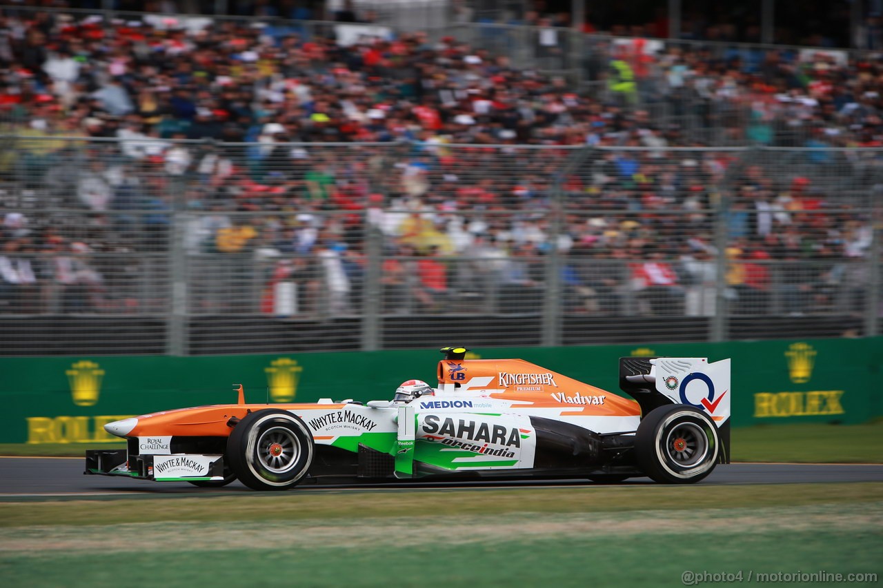 GP AUSTRALIA, 17.03.2013- Gara, Adrian Sutil (GER), Sahara Force India F1 Team VJM06 