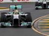 GP AUSTRALIA, 17.03.2013- Qualifiche, Nico Rosberg (GER) Mercedes AMG F1 W04 davanti a Lewis Hamilton (GBR) Mercedes AMG F1 W04 