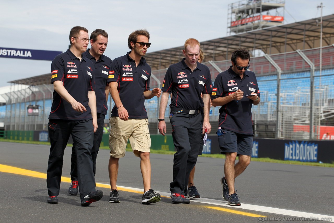 GP AUSTRALIA, 13.03.2013- Jean-Eric Vergne (FRA) Scuderia Toro Rosso STR8 