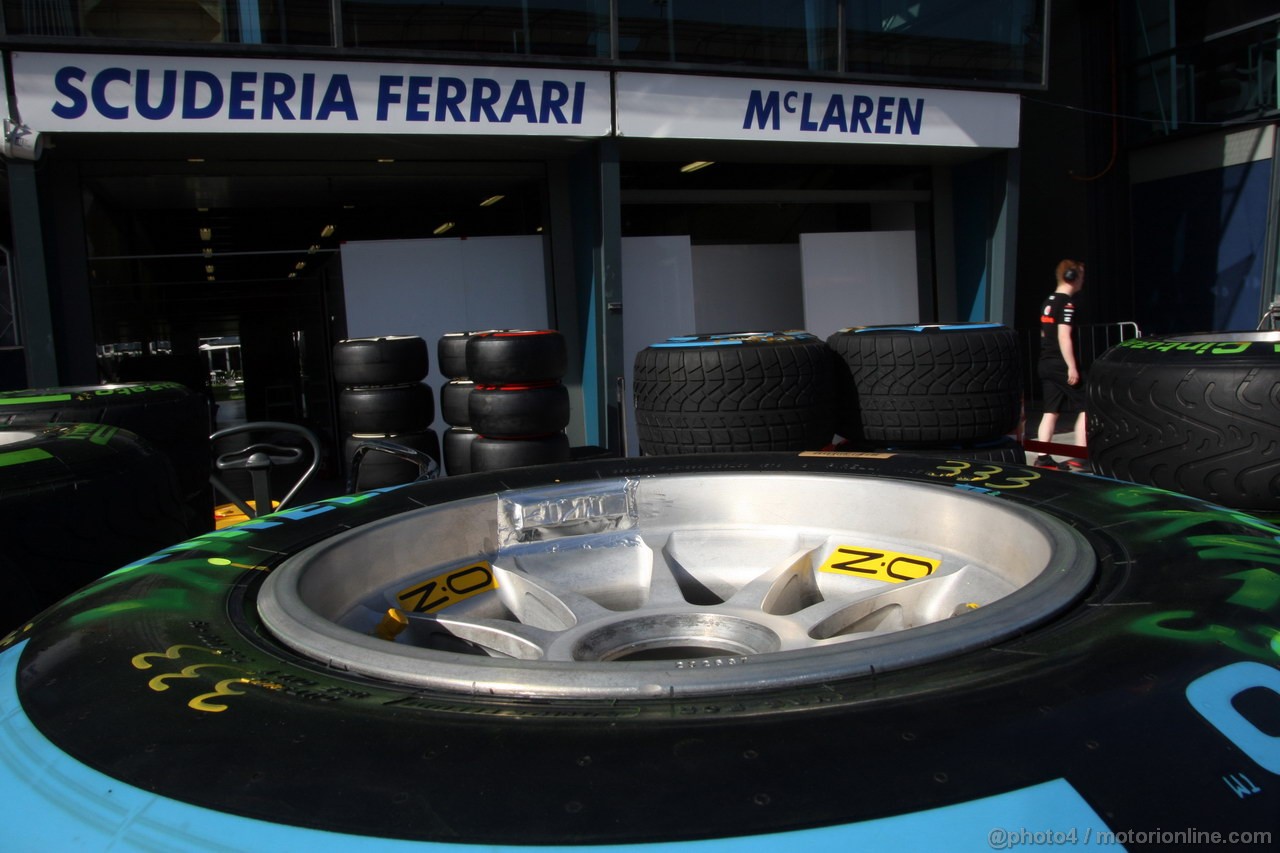 GP AUSTRALIA, 13.03.2013- OZ Wheels e Pirelli Tyres