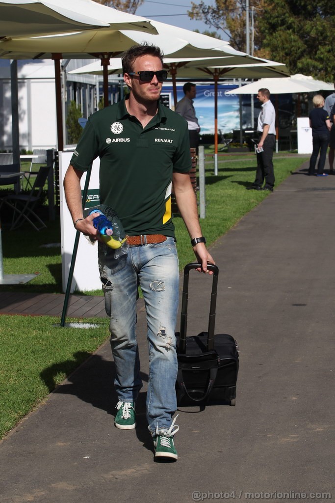 GP AUSTRALIA, 13.03.2013- Giedo Van der Garde (NED), Caterham F1 Team CT03