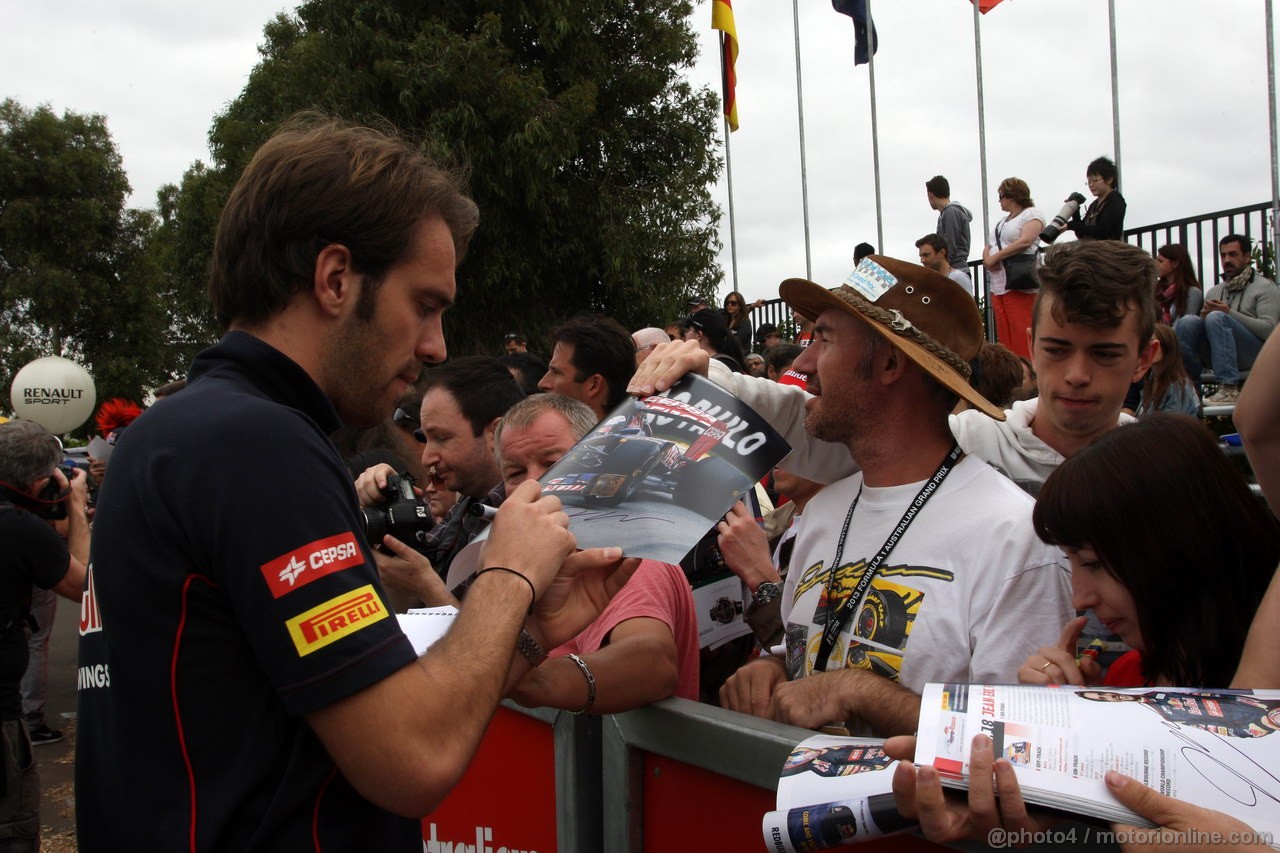 GP AUSTRALIA, 14.03.2013- Jean-Eric Vergne (FRA) Scuderia Toro Rosso STR8 