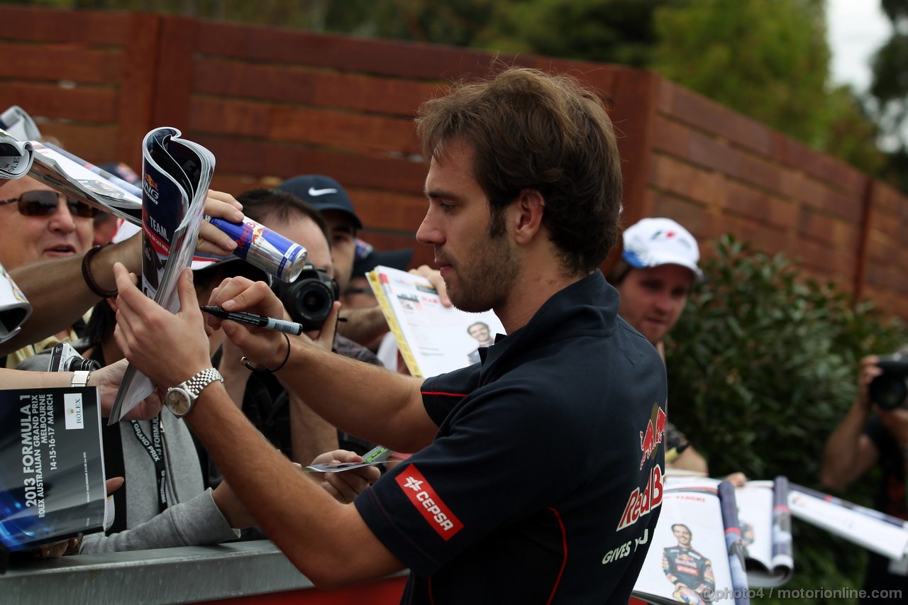 GP AUSTRALIA, 14.03.2013- Jean-Eric Vergne (FRA) Scuderia Toro Rosso STR8 