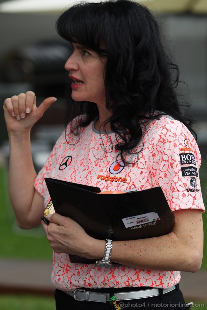 GP AUSTRALIA, 14.03.2013- Silvia Hoffer (ITA), Mclaren Press officer