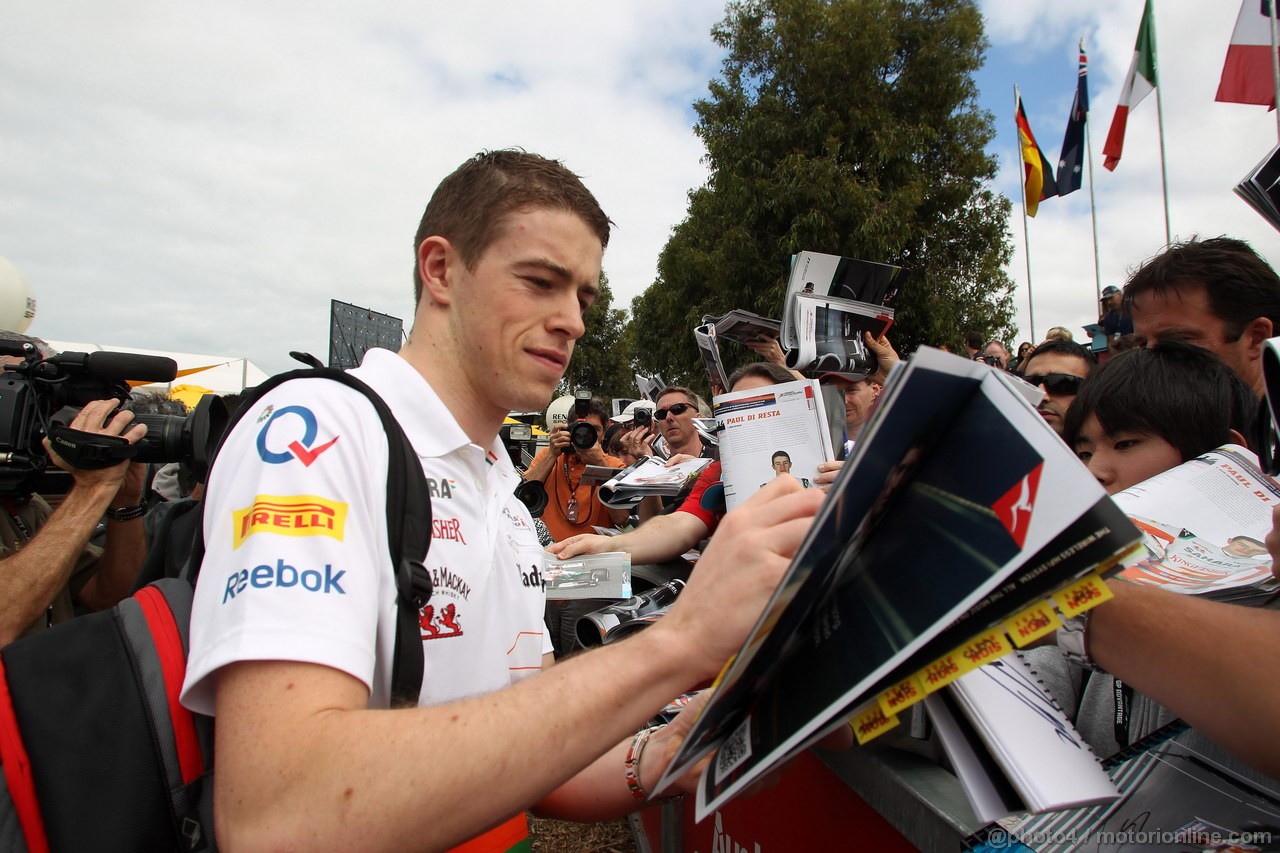 GP AUSTRALIA, 14.03.2013- Paul di Resta (GBR) Sahara Force India F1 Team VJM06