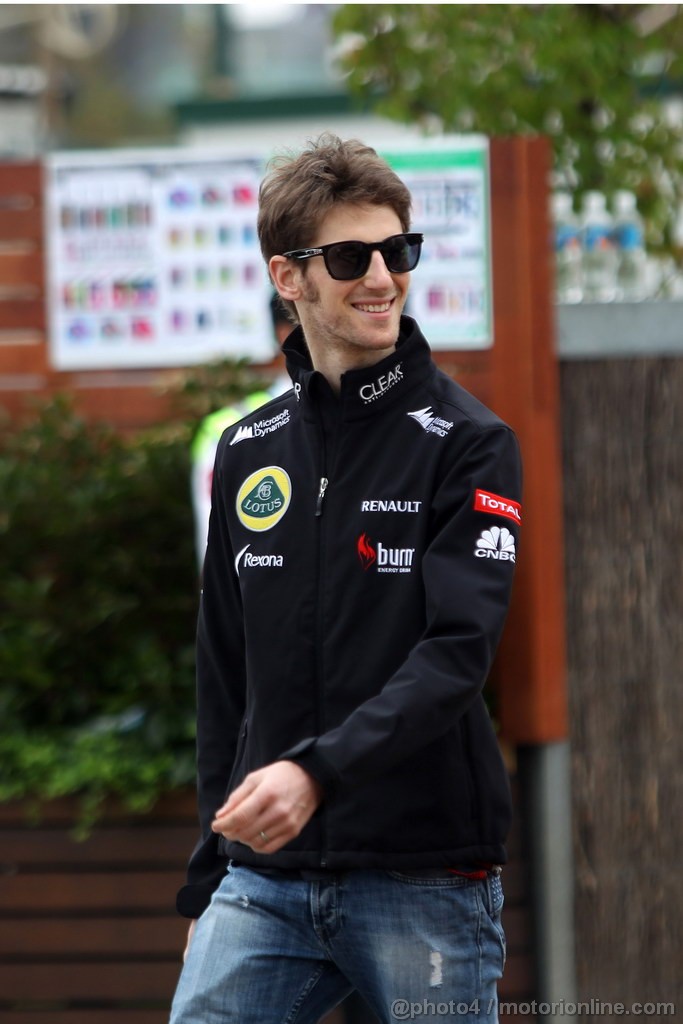 GP AUSTRALIA, 14.03.2013- Romain Grosjean (FRA) Lotus F1 Team E21 