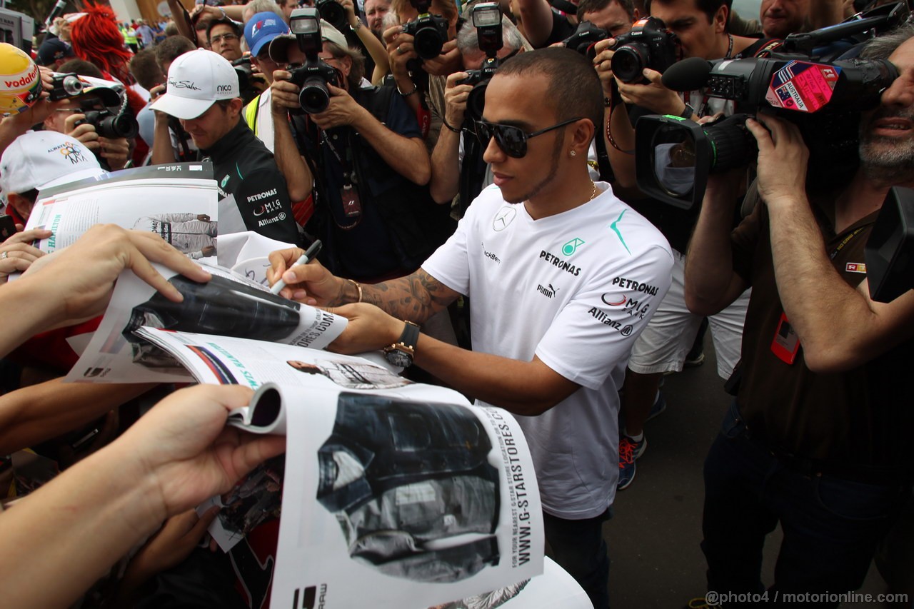 GP AUSTRALIA, 14.03.2013- Lewis Hamilton (GBR) Mercedes AMG F1 W04 