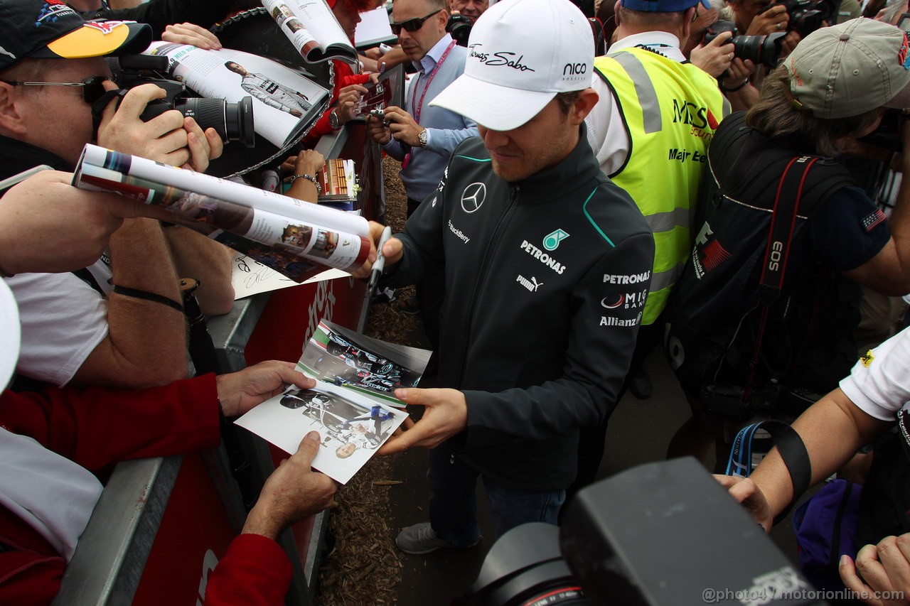 GP AUSTRALIA, 14.03.2013-Nico Rosberg (GER) Mercedes AMG F1 W04 