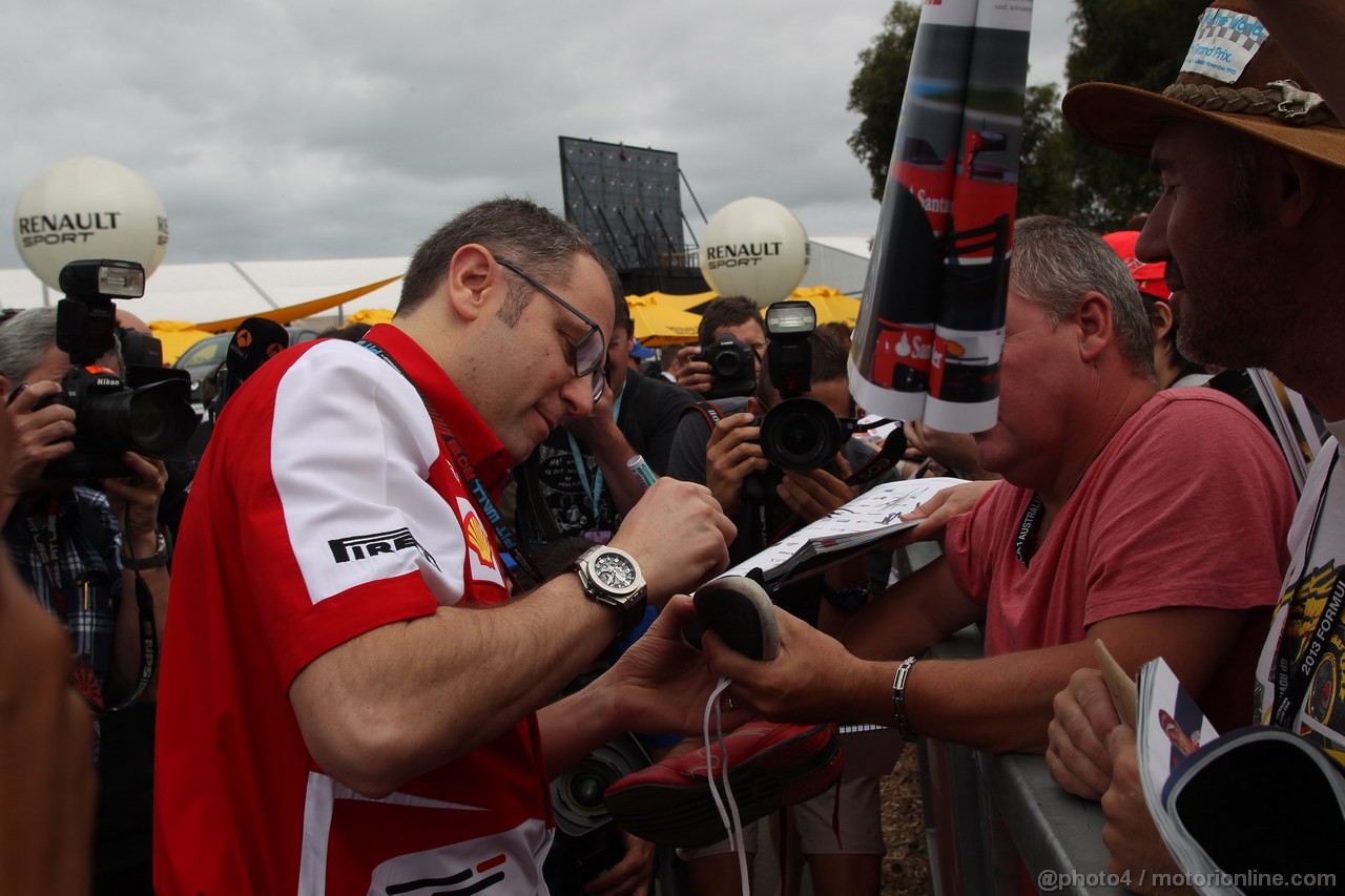 GP AUSTRALIA, 14.03.2013- Stefano Domenicali (ITA), Team Principal 