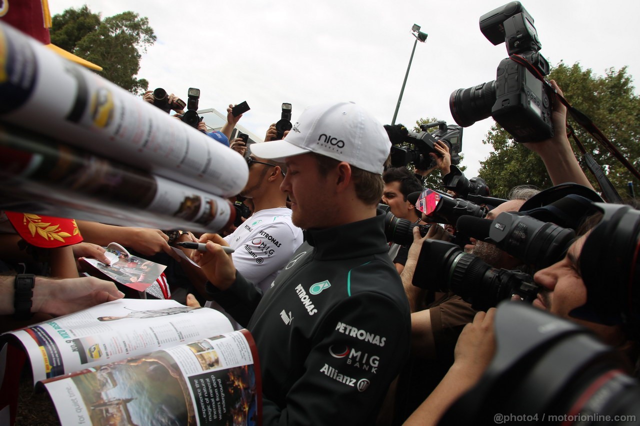 GP AUSTRALIA, 14.03.2013- Nico Rosberg (GER) Mercedes AMG F1 W04 