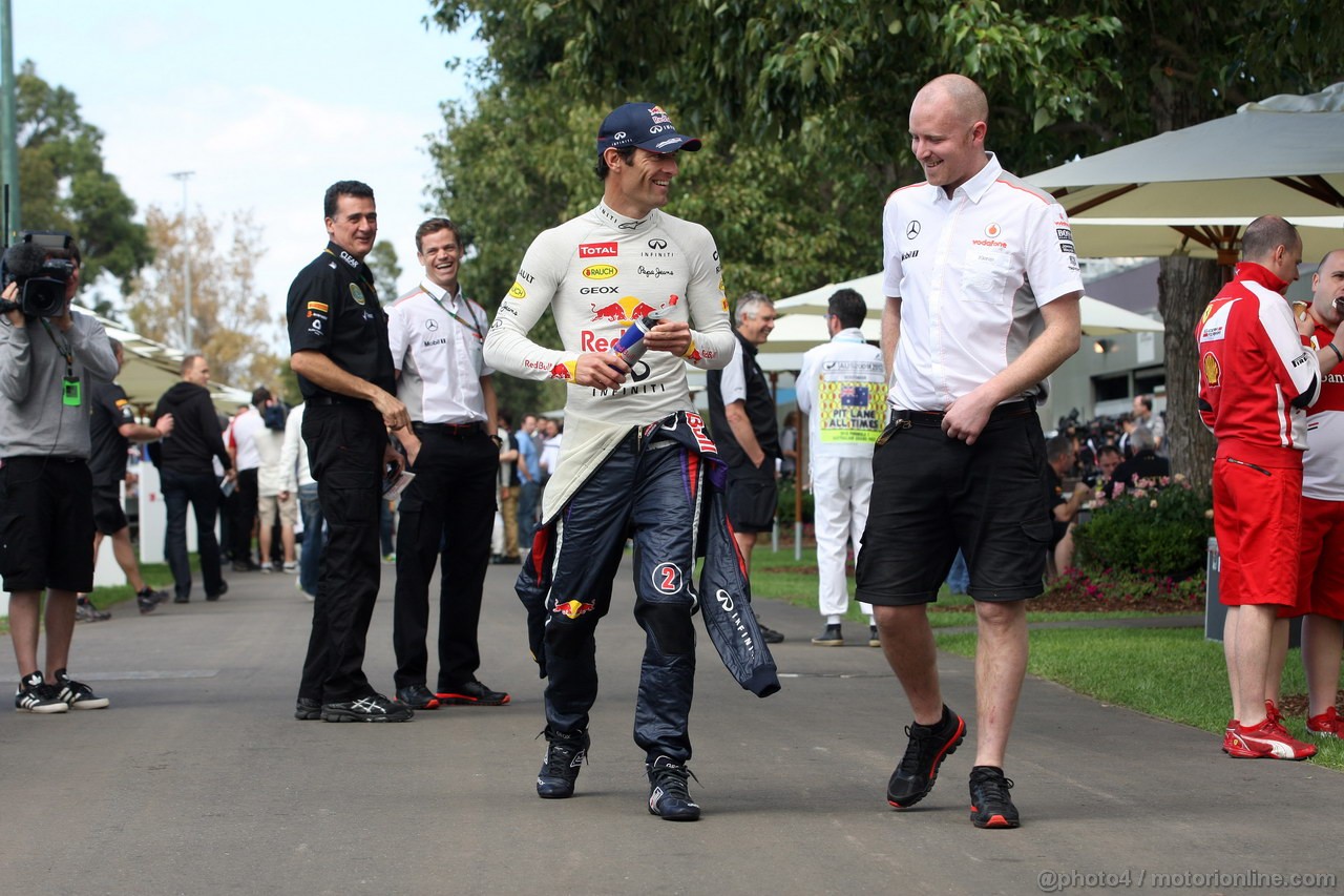 GP AUSTRALIA, 14.03.2013- Mark Webber (AUS) Red Bull Racing RB9 