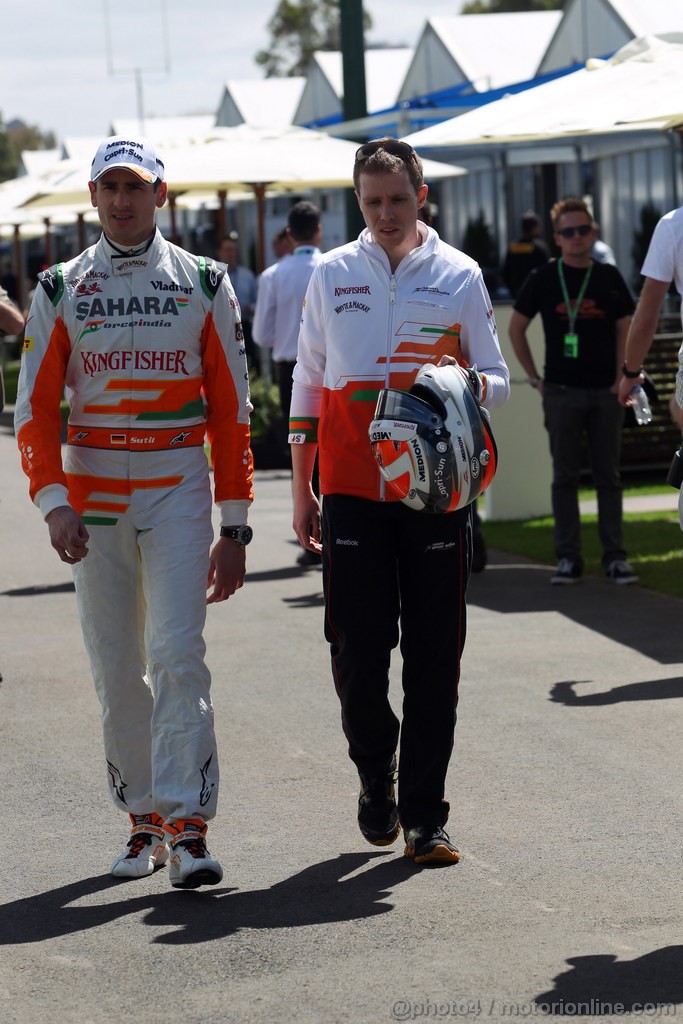 GP AUSTRALIA, 14.03.2013- Adrian Sutil (GER), Sahara Force India F1 Team VJM06 