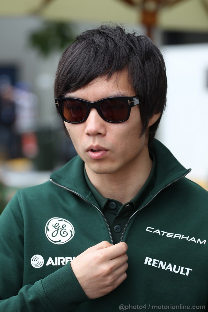 GP AUSTRALIA, 14.03.2013- Ma Qing Hua (CHN) Caterham F1 Reserve Driver