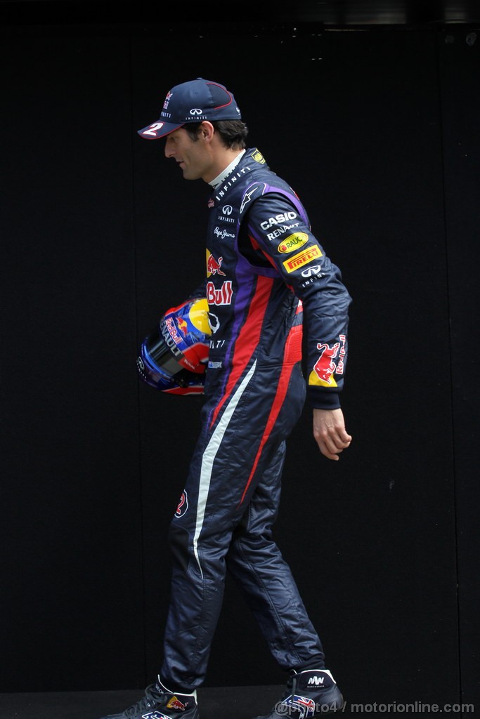 GP AUSTRALIA, 14.03.2013- Mark Webber (AUS) Red Bull Racing RB9 