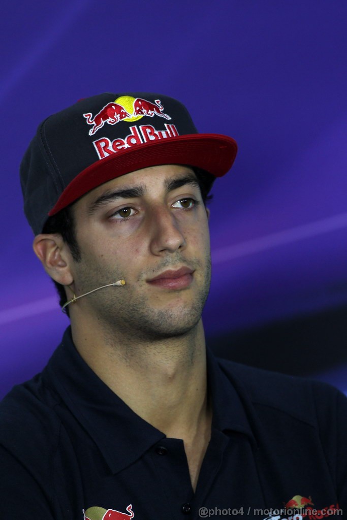 GP AUSTRALIA, 14.03.2013- Conferenza Stampa, Daniel Ricciardo (AUS) Scuderia Toro Rosso STR8 