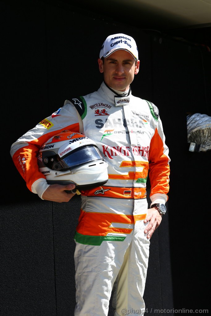 GP AUSTRALIA, 14.03.2013- Adrian Sutil (GER), Sahara Force India F1 Team VJM06 