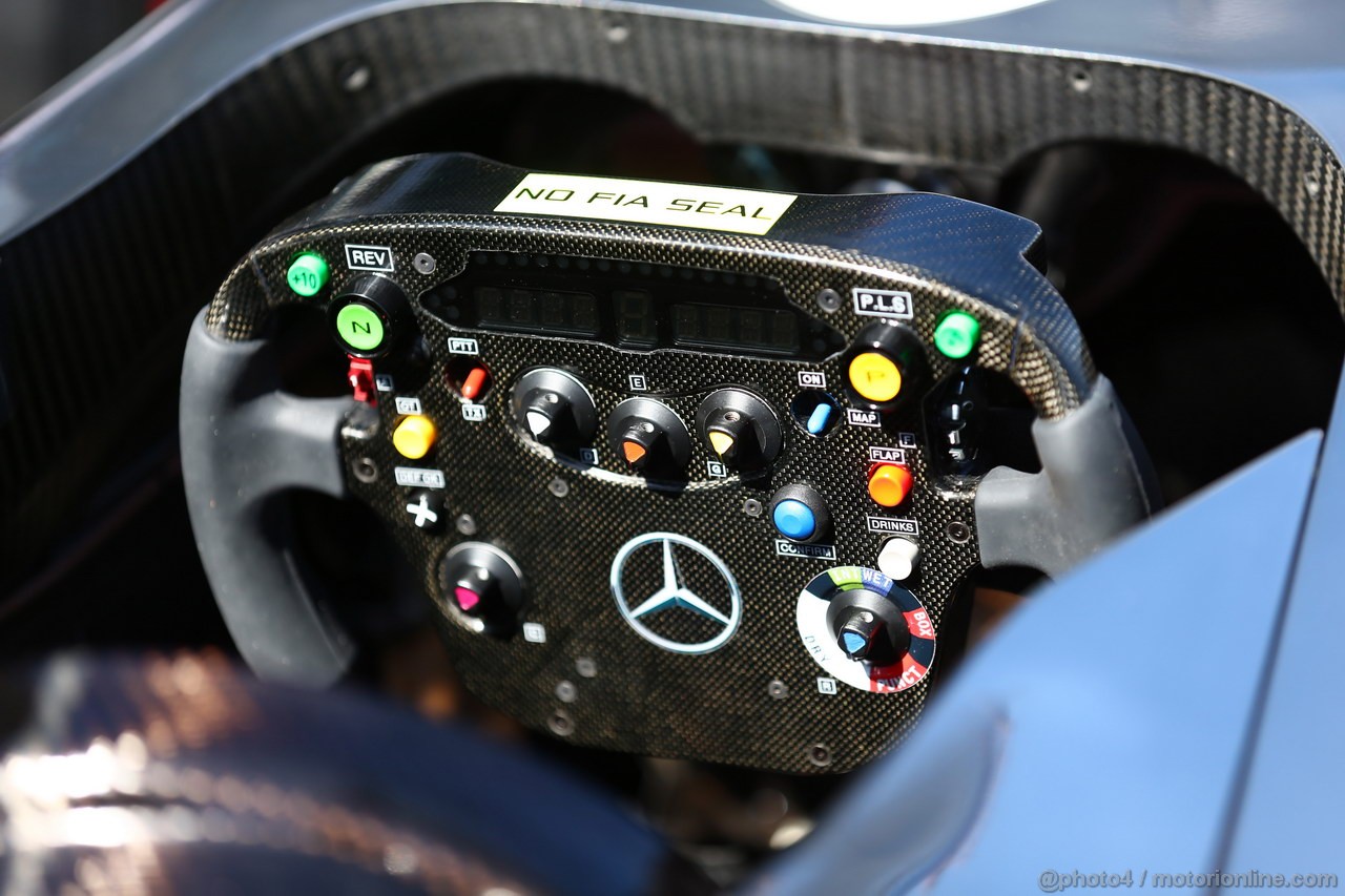 GP AUSTRALIA, 14.03.2013- Mercedes AMG F1 W04, Steering wheel 
