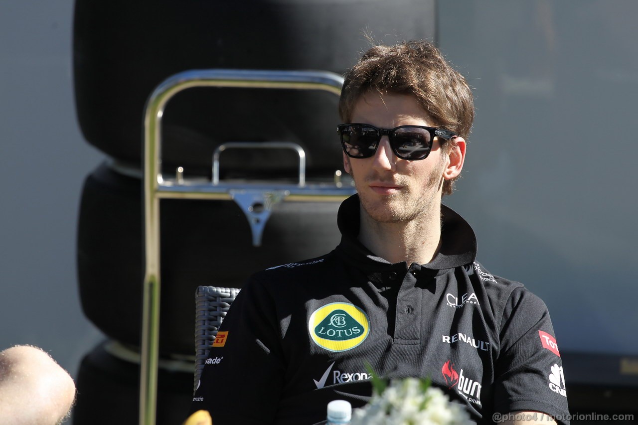 GP AUSTRALIA, 14.03.2013- Romain Grosjean (FRA) Lotus F1 Team E21