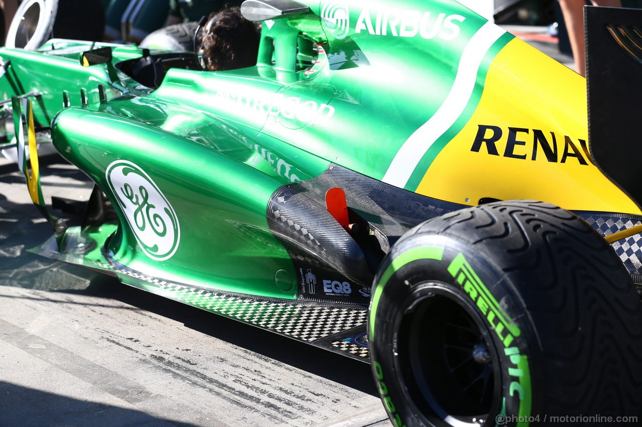 GP AUSTRALIA, 14.03.2013- Caterham F1 Team CT03, detail