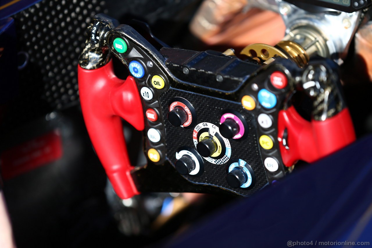 GP AUSTRALIA, 14.03.2013- Steering wheel of Scuderia Toro Rosso STR8 