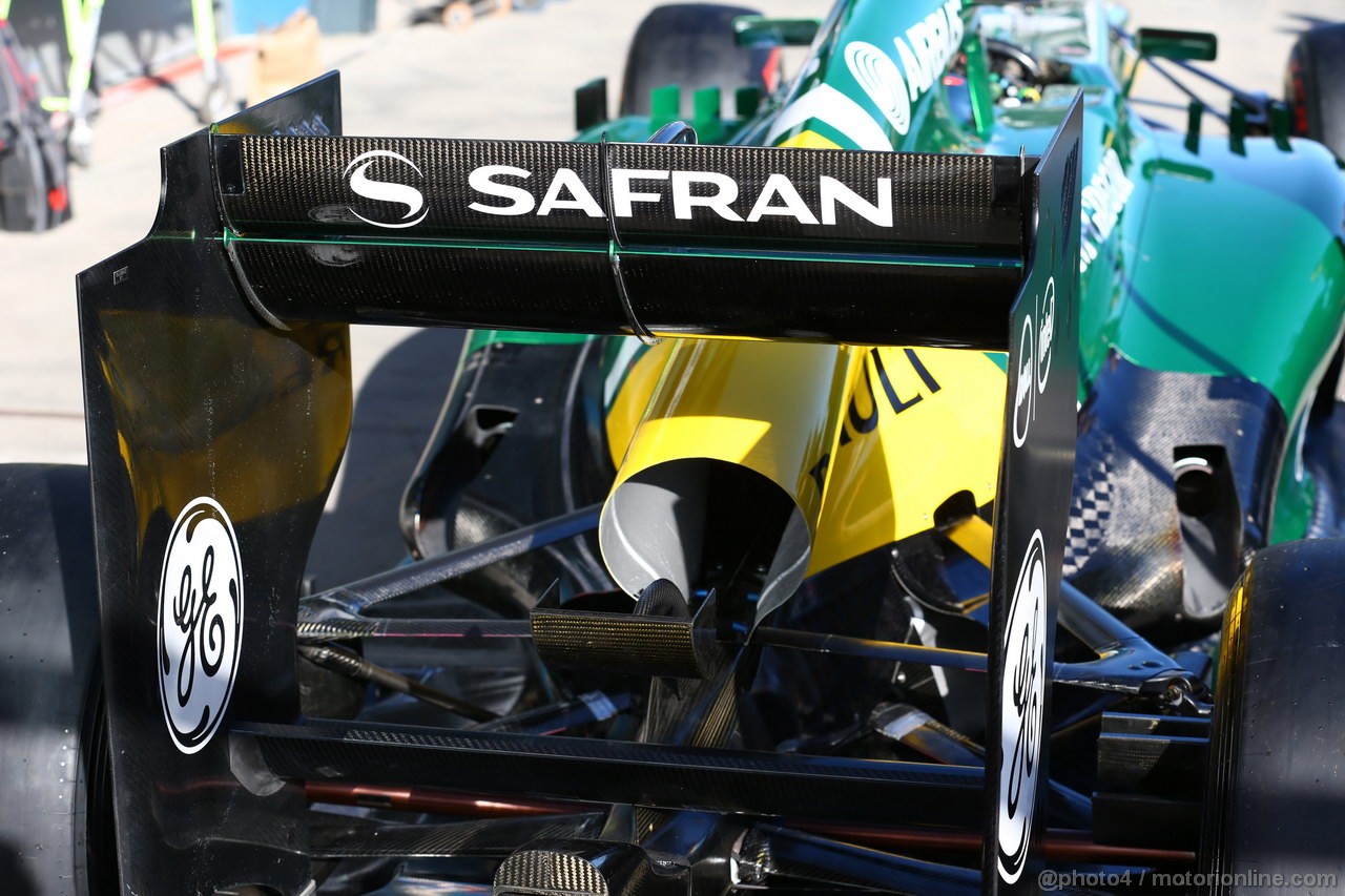 GP AUSTRALIA, 14.03.2013- Caterham F1 Team CT03, detail