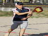 GP AUSTRALIA, 13.03.2013- Valtteri Bottas (FIN) Williams plays beach tennis.
