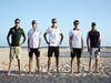 GP AUSTRALIA, 13.03.2013- Rookie drivers on the beach (L to R): Giedo van der Garde (NLD) Caterham F1 Team; Esteban Gutierrez (MEX) Sauber; Max Chilton (GBR) Marussia F1 Team; Jules Bianchi (FRA) Marussia F1 Team; Valtteri Bottas (FIN) Williams.
