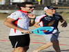 GP AUSTRALIA, 13.03.2013- Jules Bianchi (FRA) Marussia F1 Team e Valtteri Bottas (FIN) Williams play beach tennis
