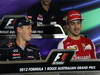 GP AUSTRALIA, 14.03.2013- Conferenza Stampa, Sebastian Vettel (GER) Red Bull Racing RB9 e Fernando Alonso (ESP) Ferrari F138 