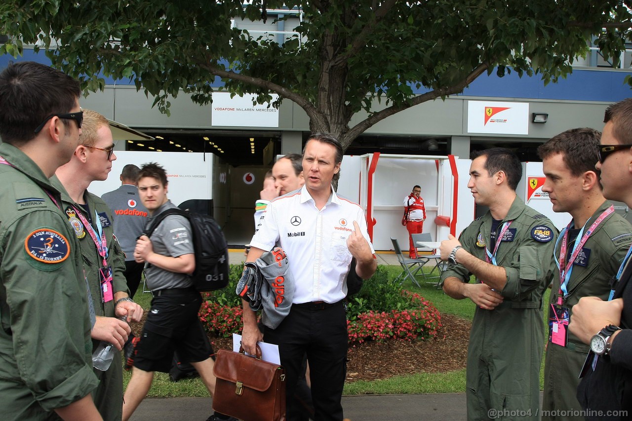 GP AUSTRALIA, 16.03.2013- Sam Michael (AUS) McLaren Sporting Director 