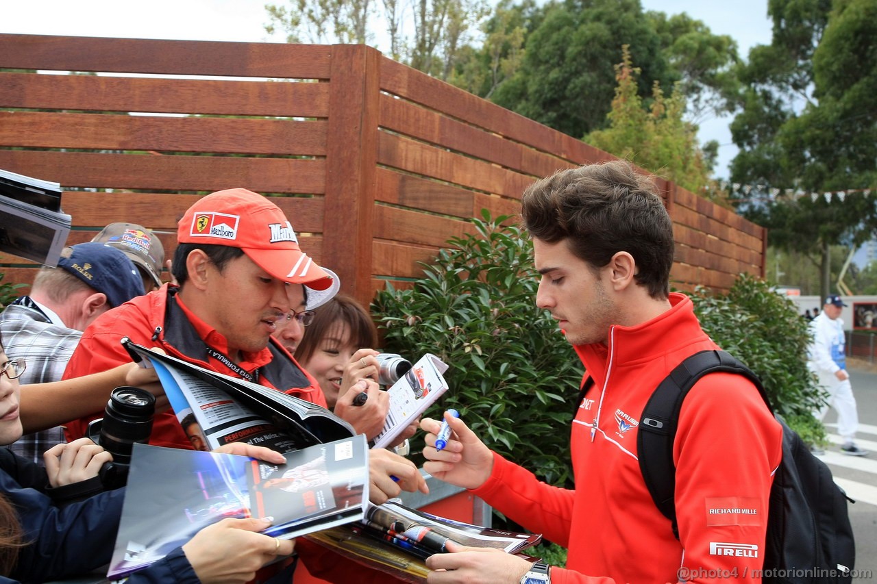 GP AUSTRALIA, 16.03.2013- Jules Bianchi (FRA) Marussia F1 Team MR02 