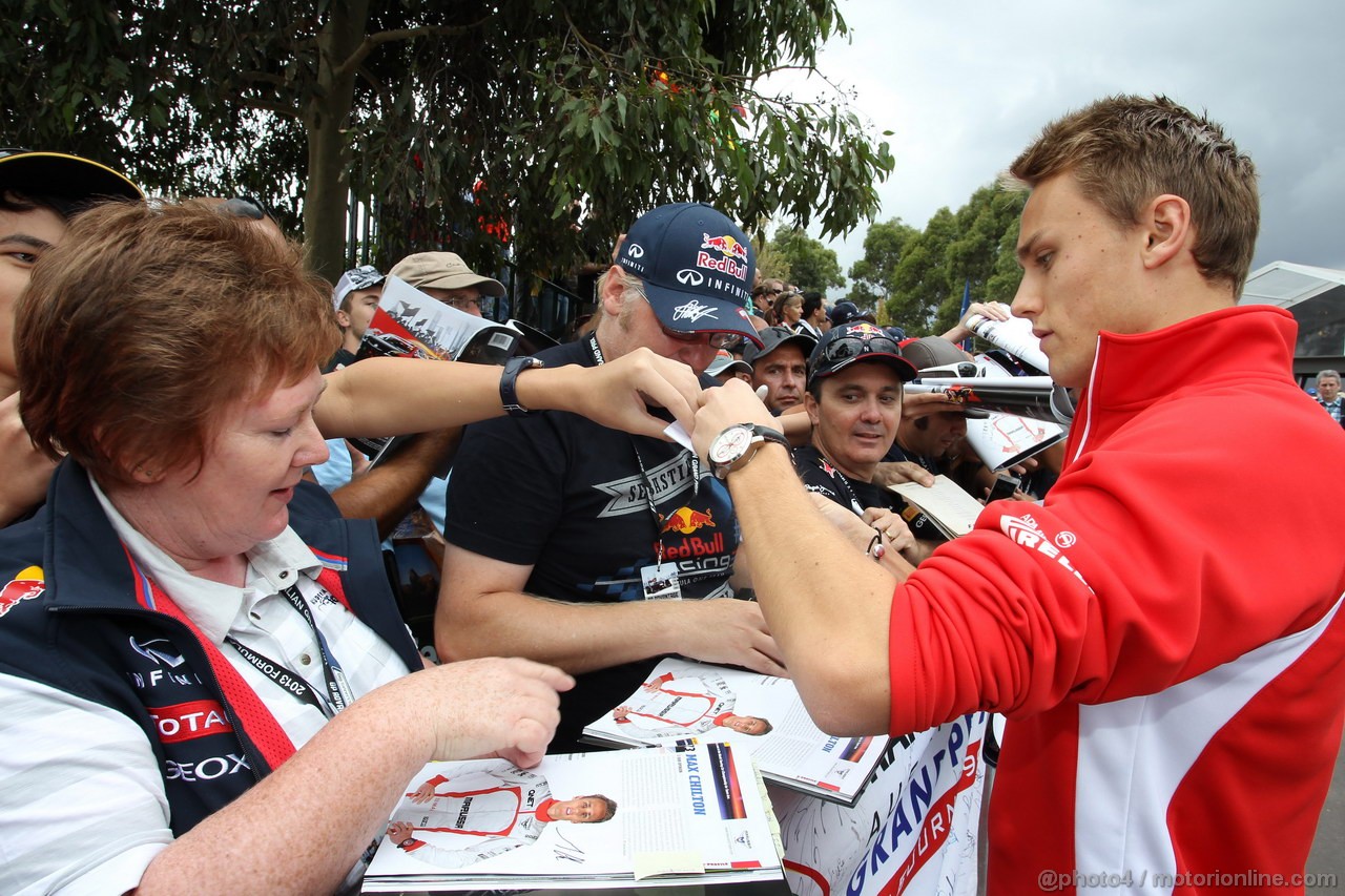 GP AUSTRALIA, 16.03.2013- Max Chilton (GBR), Marussia F1 Team MR02 