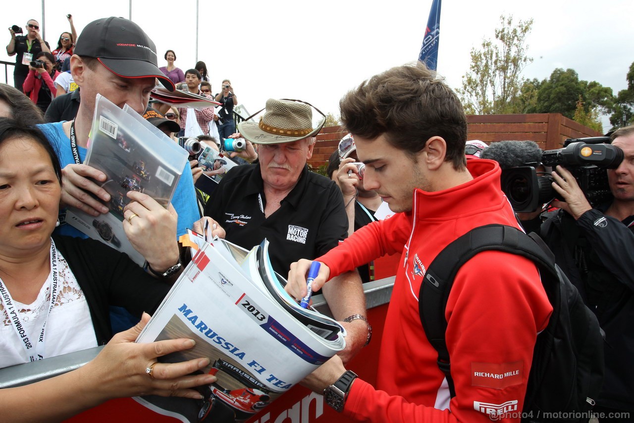 GP AUSTRALIA, 16.03.2013- Jules Bianchi (FRA) Marussia F1 Team MR02 