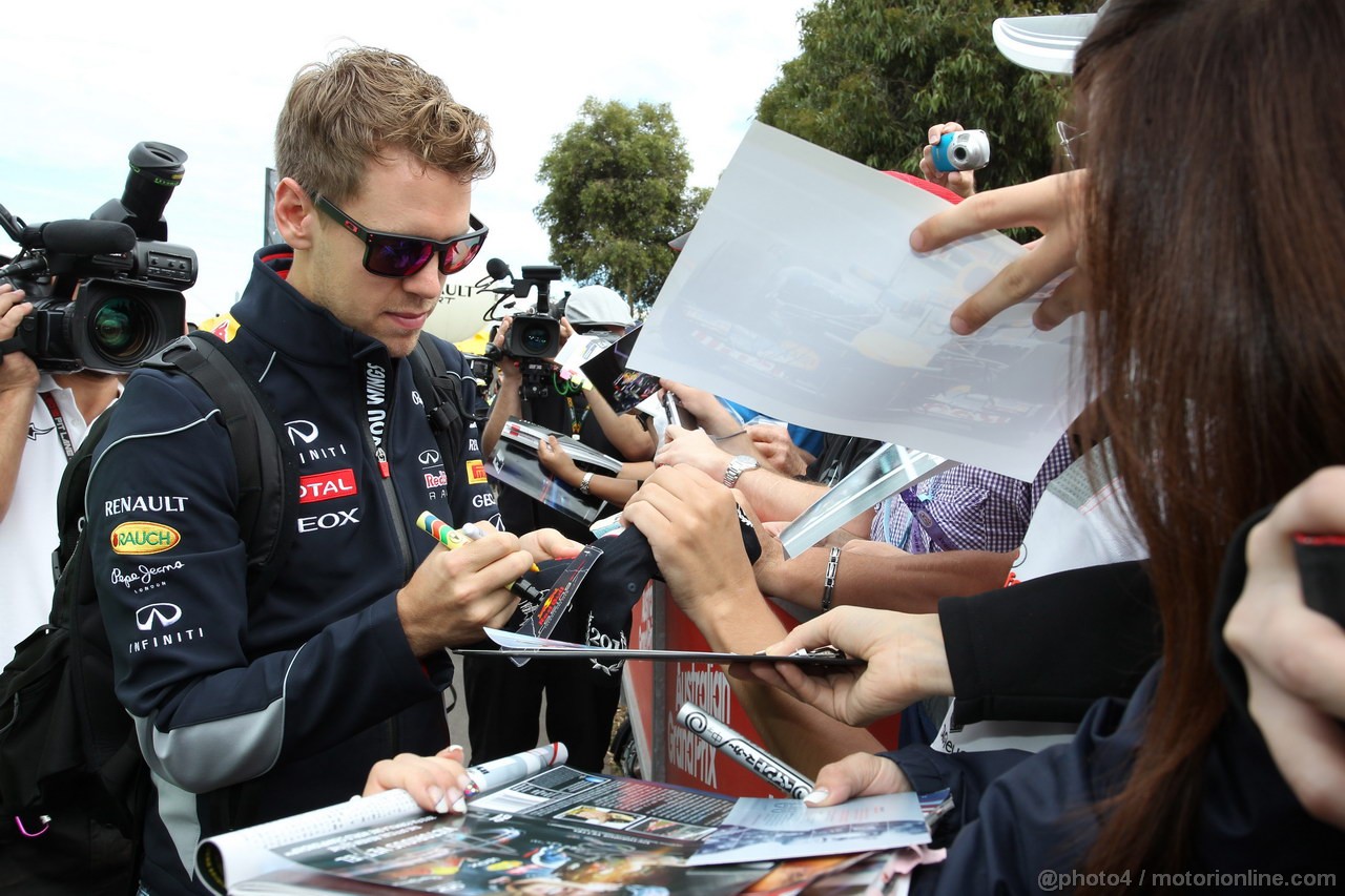 GP AUSTRALIA, 16.03.2013- Sebastian Vettel (GER) Red Bull Racing RB9 