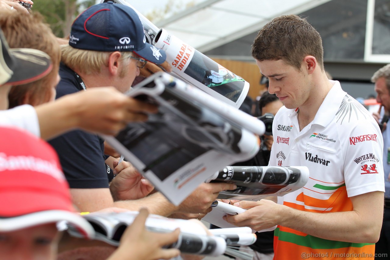 GP AUSTRALIA, 16.03.2013- Paul di Resta (GBR) Sahara Force India F1 Team VJM06 